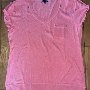 GAP Coral V-Neck Knit Top